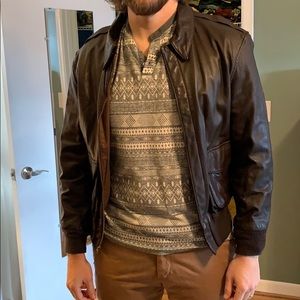 Vintage Cooper Type A-2 Leather Flight Jacket